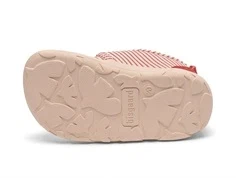 Bisgaard hjemmesko rød canvas med striber